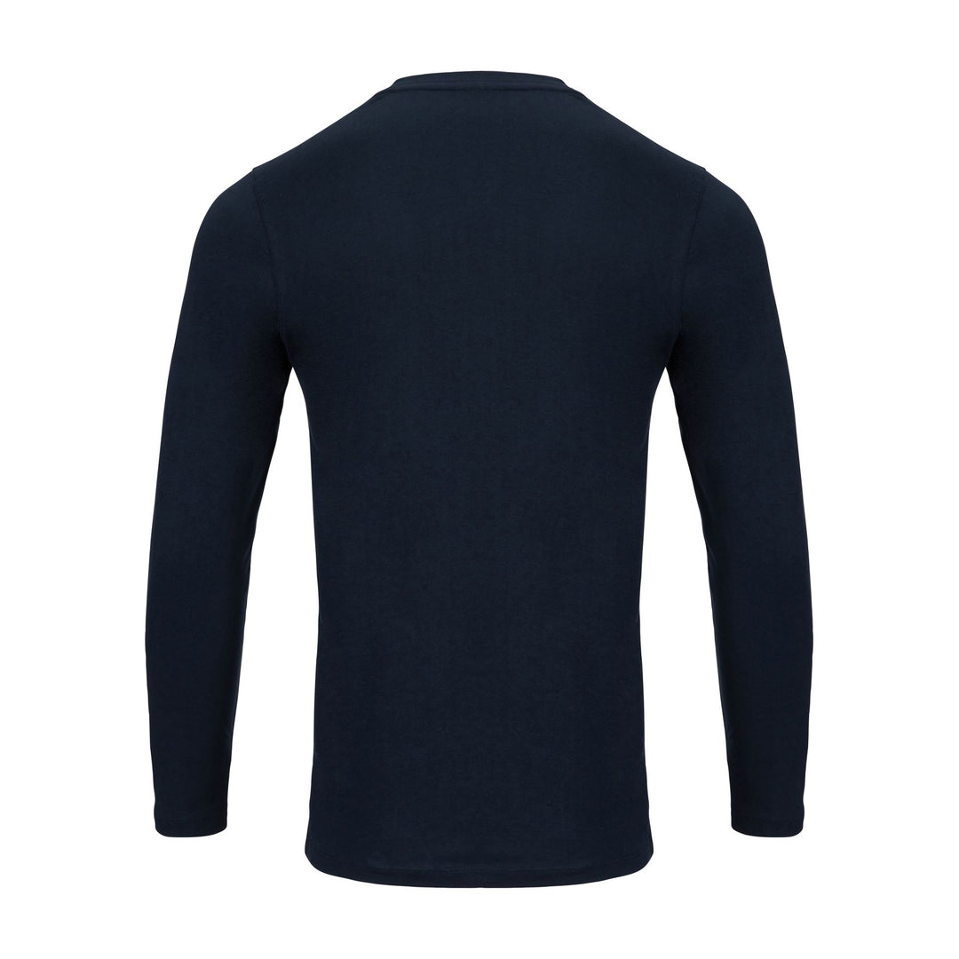 Herren Shirt, Langarm, V-Ausschnitt, Bio Baumwolle, GOTS zertifiziert