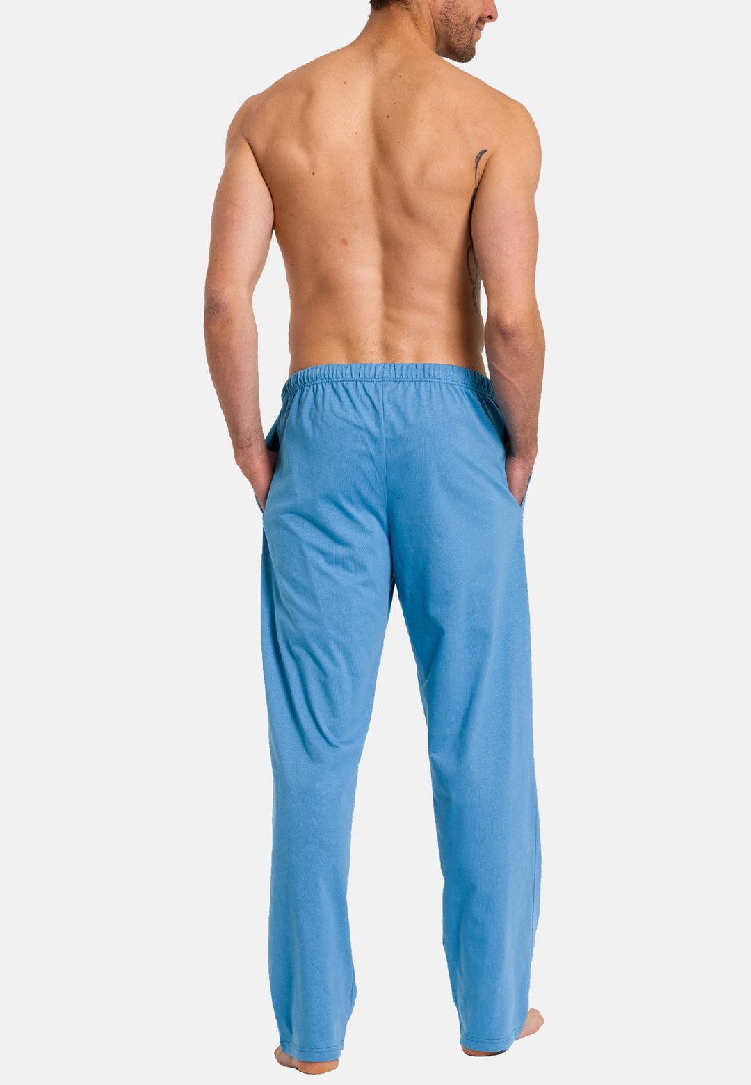 Herren Pyjamahose mit Seitentaschen, Bio Baumwolle, GOTS zertifiziert