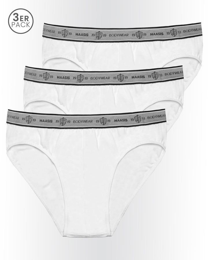 Herren Slip, ohne Eingriff, 3er Pack, Bio Baumwolle/ Elasthan, GOTS zertifiziert