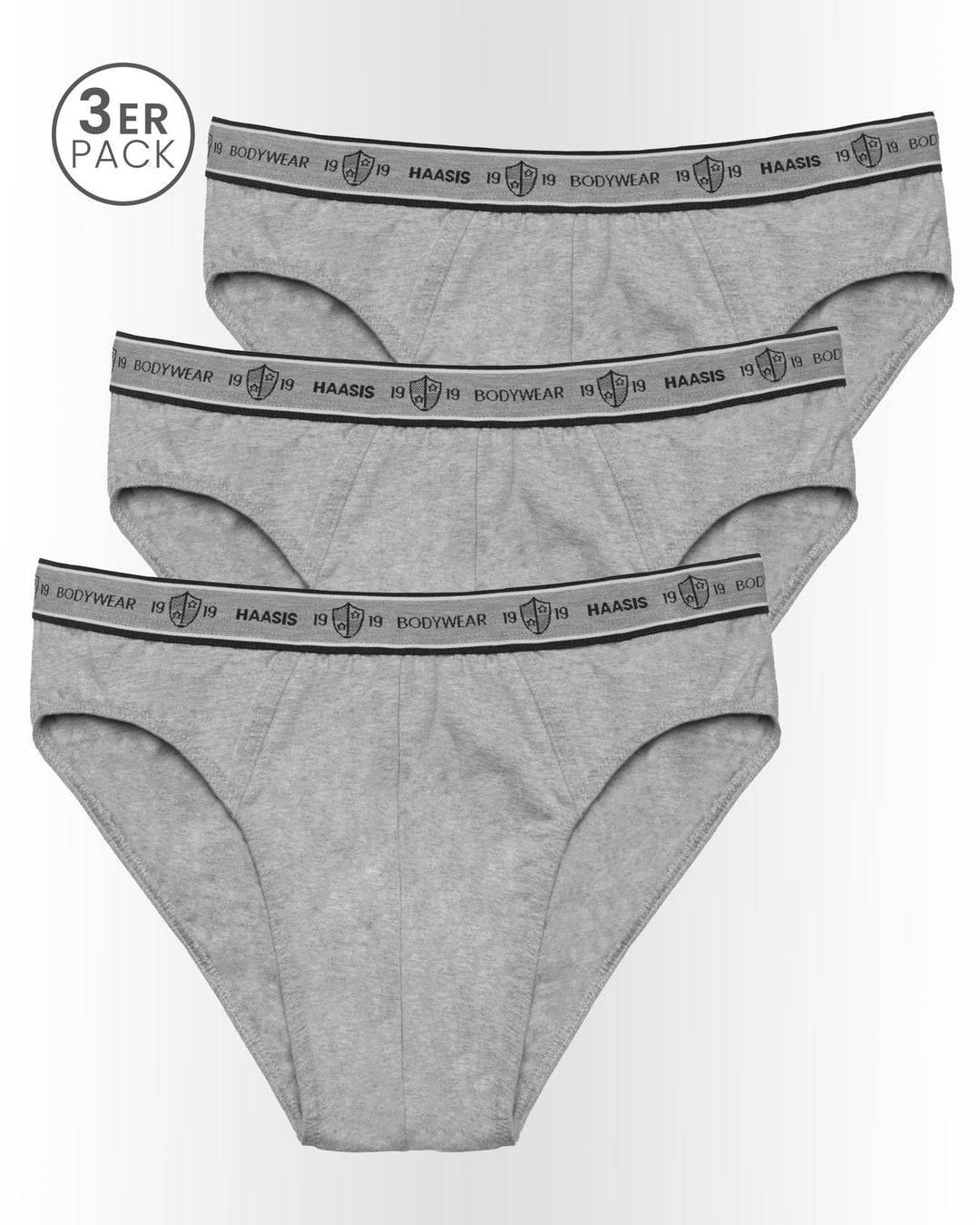 Herren Slip, ohne Eingriff, 3er Pack, Bio Baumwolle/ Elasthan, GOTS zertifiziert