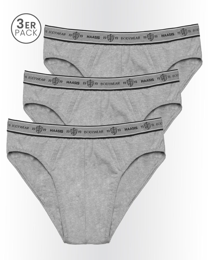Herren Slip, ohne Eingriff, 3er Pack, Bio Baumwolle/ Elasthan, GOTS zertifiziert