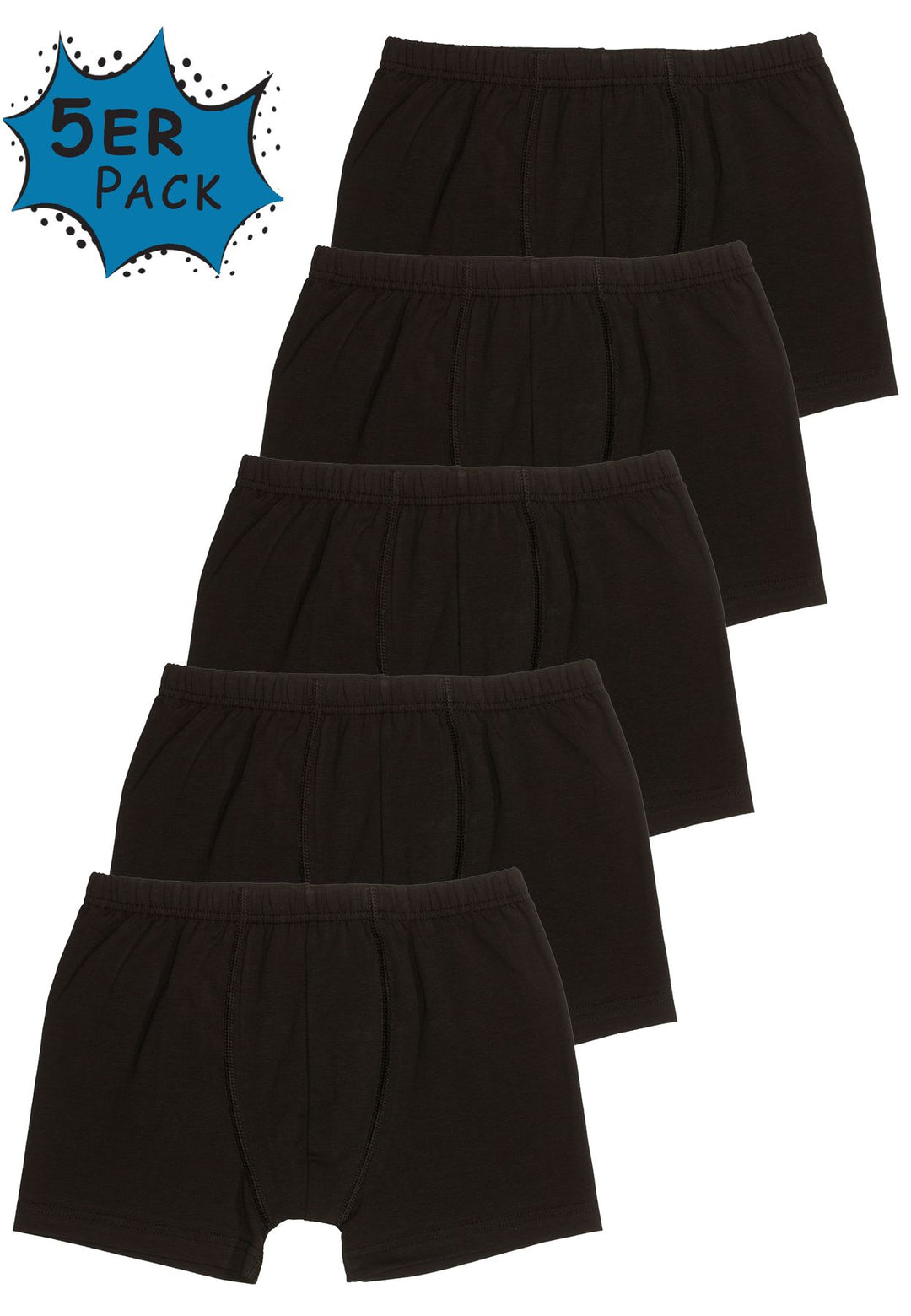 Jungen Short, 5er Pack, Baumwolle/ Elasthan