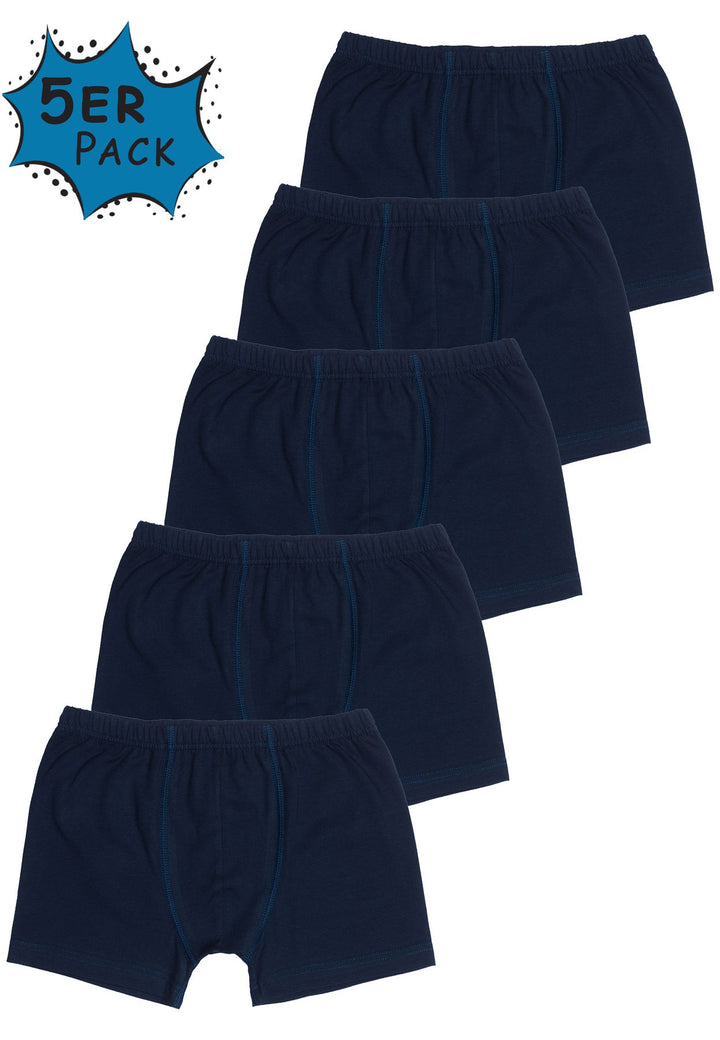 Jungen Short, 5er Pack, Baumwolle/ Elasthan