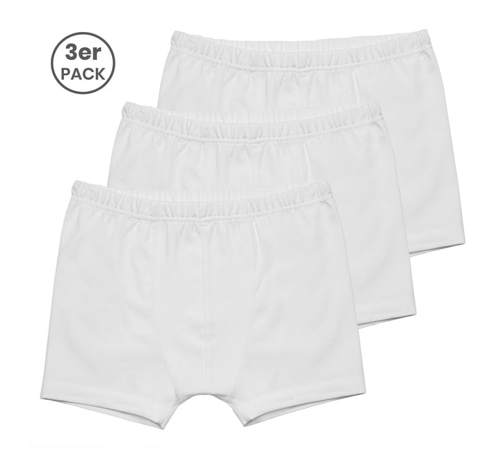 Jungen Pants, doppelter Fronteinsatz, 3er Pack, Bio Baumwolle/ Elasthan, GOTS zertifiziert