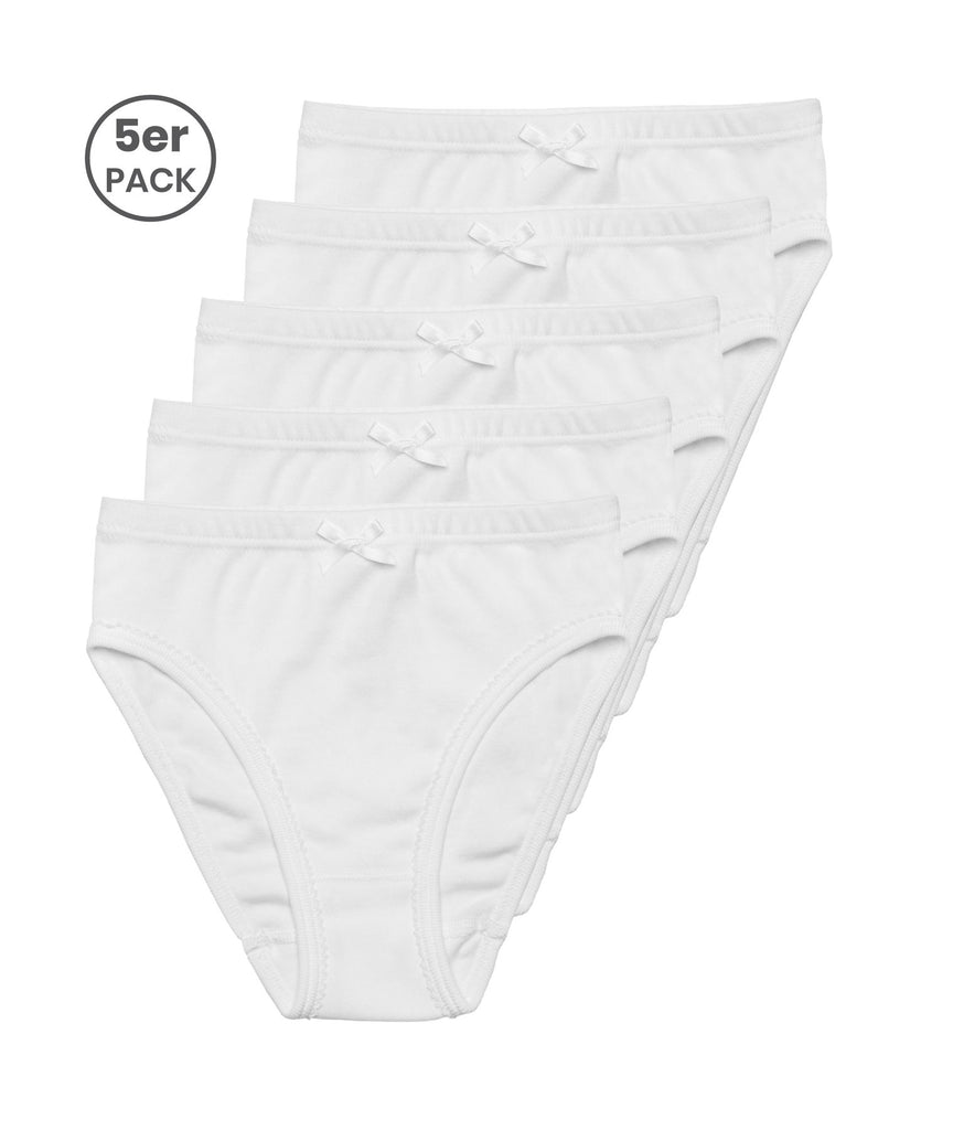 Schiesser 3 Slip Bambina In Puro Cotone Biologico Feinripp, Taglie 92-140
