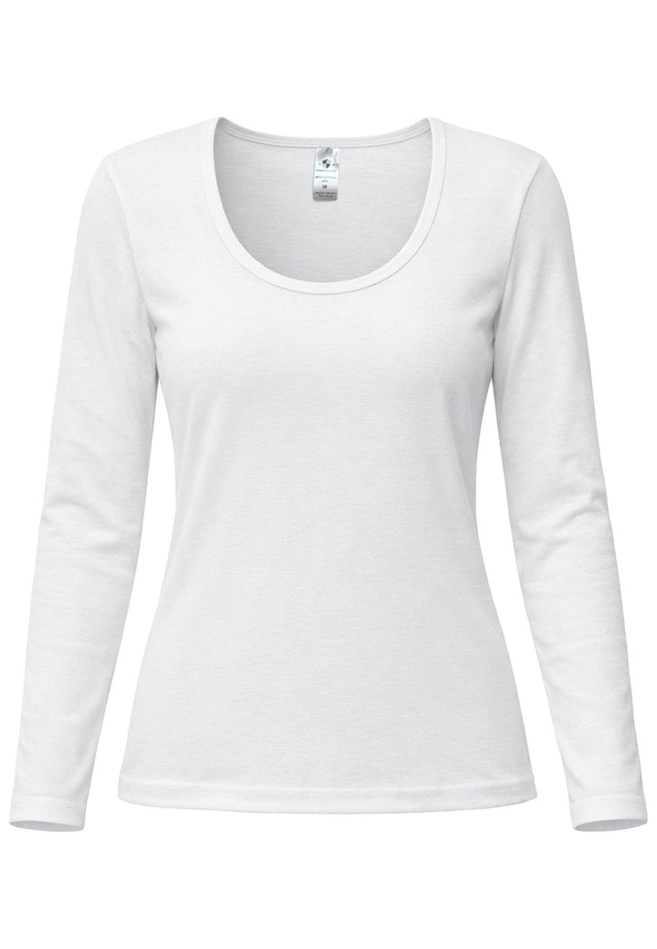 Damen CLASSIC 1/1 Arm Shirt, 2er Pack, Bio Baumwolle, GOTS zertifiziert