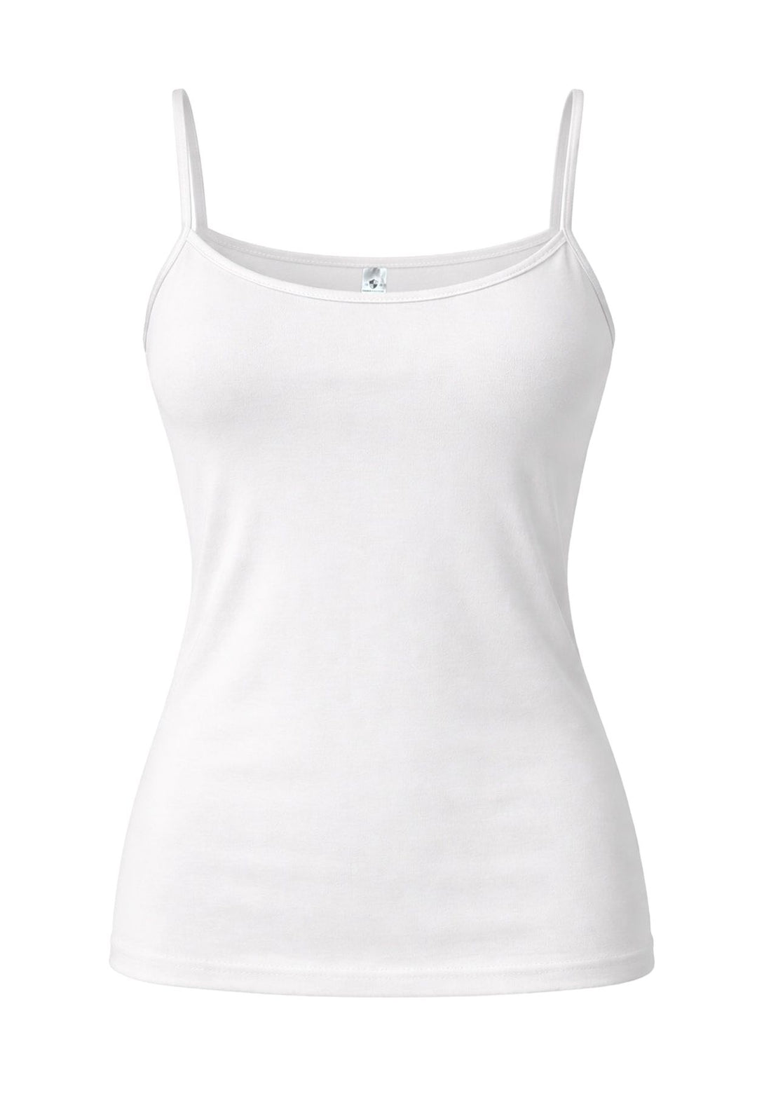 Damen Spaghetti Top, Glanzeinfass, 3er Pack, Bio Baumwolle, GOTS zertifiziert