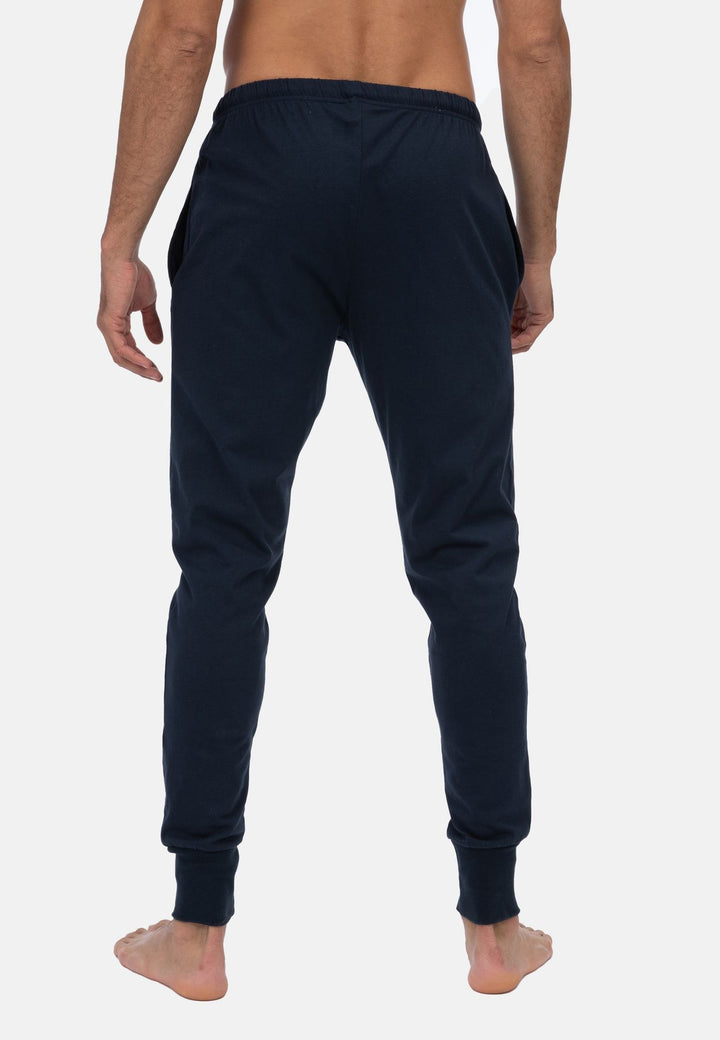 Herren Pyjamahose mit Bündchen, Seitentaschen, Bio Baumwolle, GOTS zertifiziert