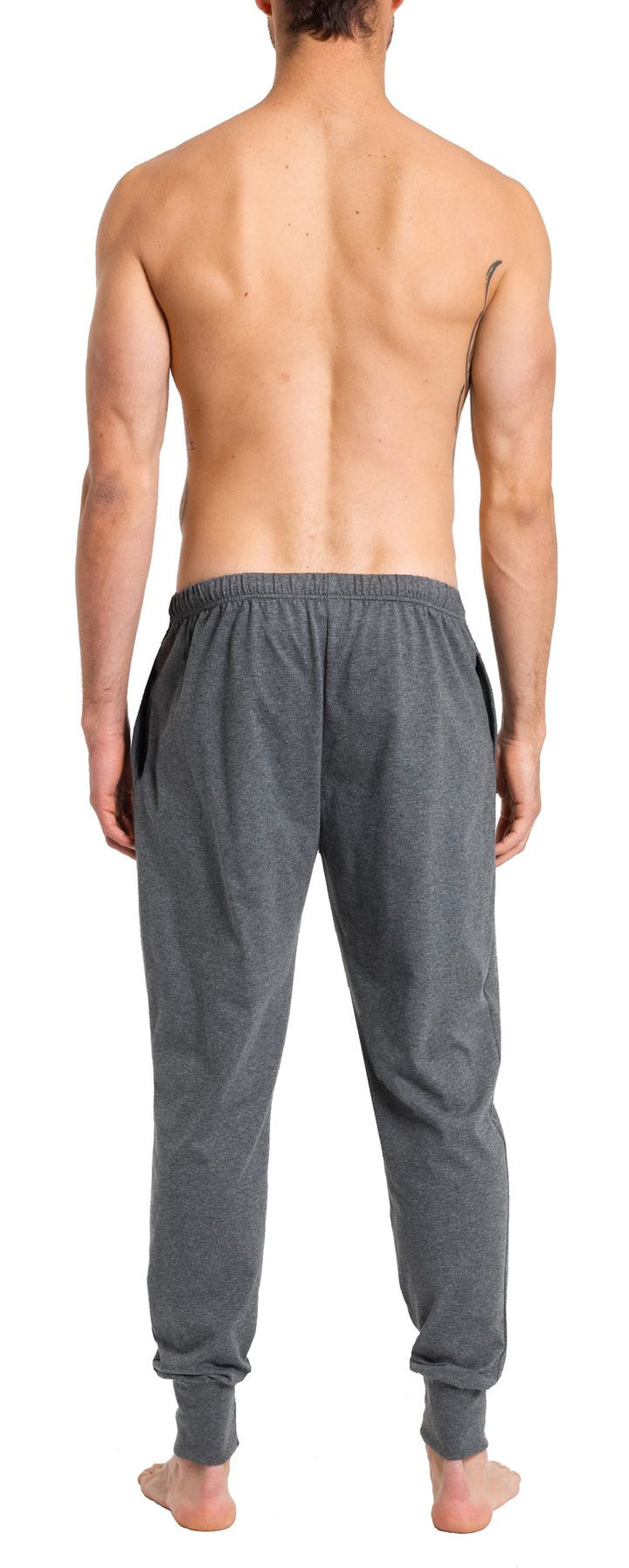 Herren Pyjamahose mit Bündchen, Seitentaschen, Bio Baumwolle, GOTS zertifiziert