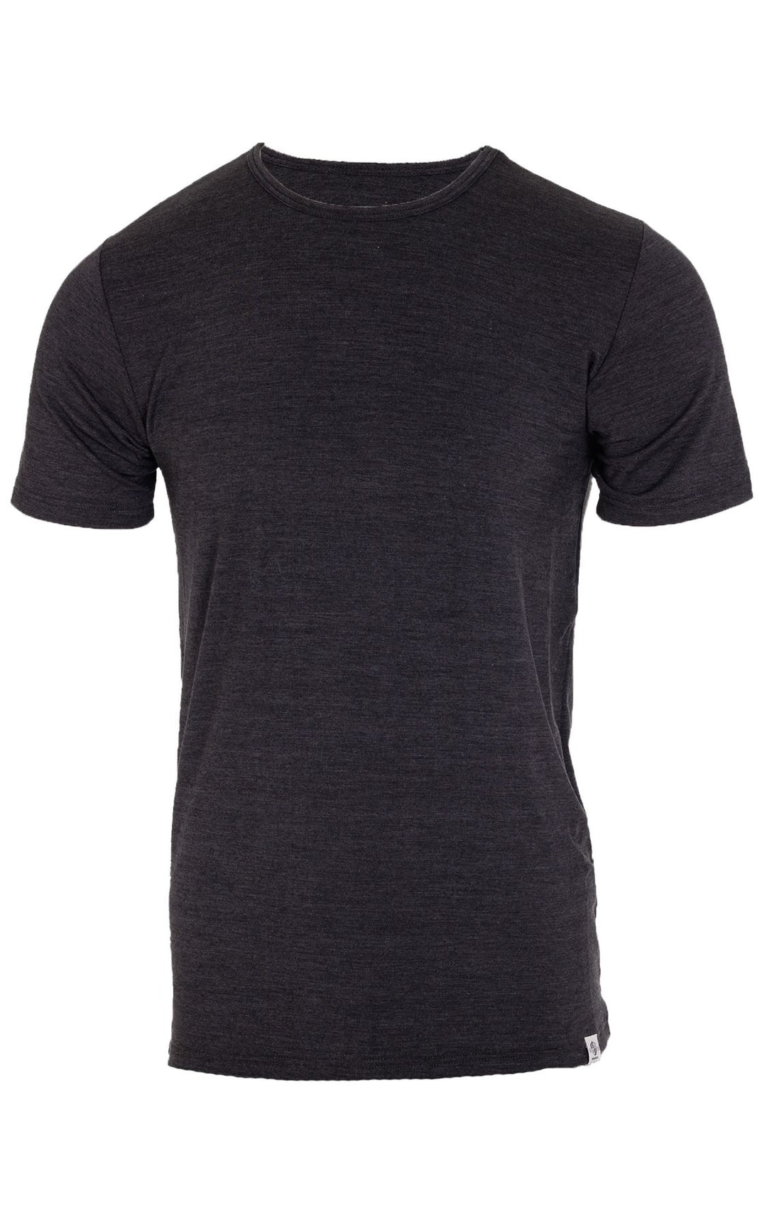 Edles Herren Shirt Rundhals, Wolle/ Seide/Elasthan Mischung