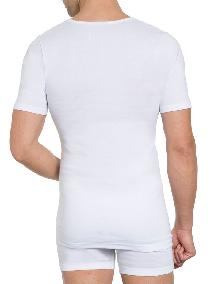 Herren Shirt V-Ausschnitt, 2er Pack, Bio Baumwolle, GOTS zertifiziert
