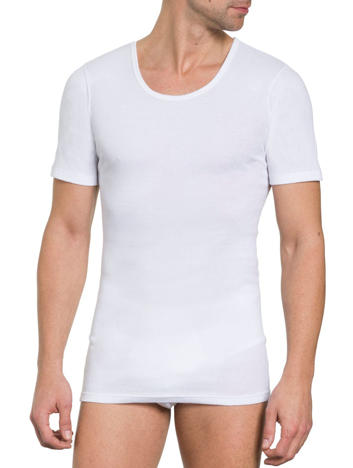 Herren Shirt Rundhals, 2er Pack, Bio Baumwolle, GOTS zertifiziert