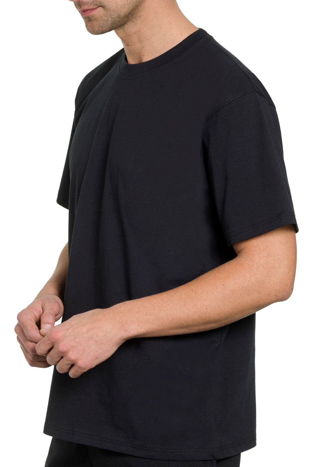 Herren T-Shirt Rundhals, 2er Pack, Bio Baumwolle, GOTS zertifiziert