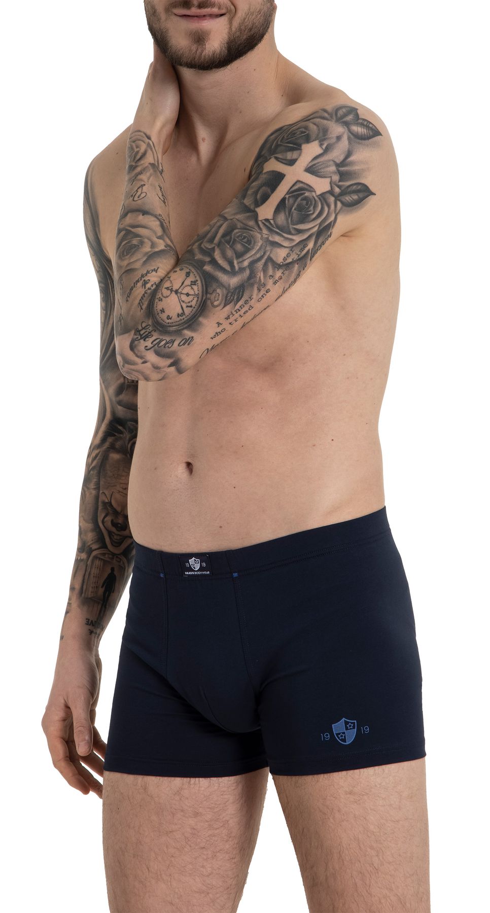 Herren Pants, ohne Eingriff, 2er Pack, Bio Baumwolle/ Elasthan, GOTS zertifiziert
