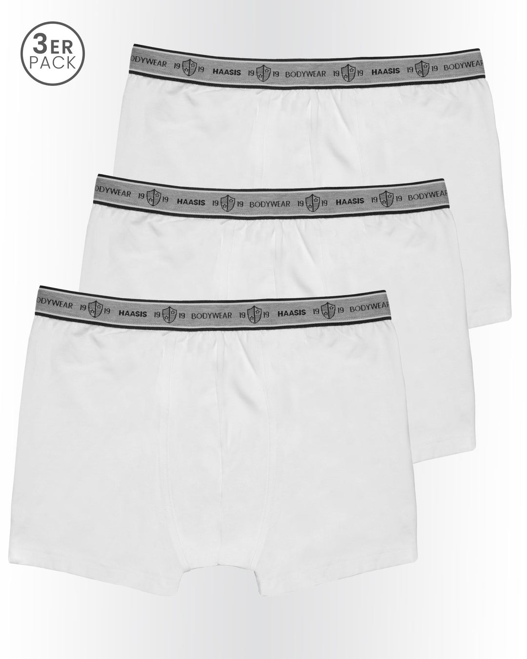 Herren Pants, ohne Eingriff, 3er Pack, Bio Baumwolle/ Elasthan, GOTS zertifiziert