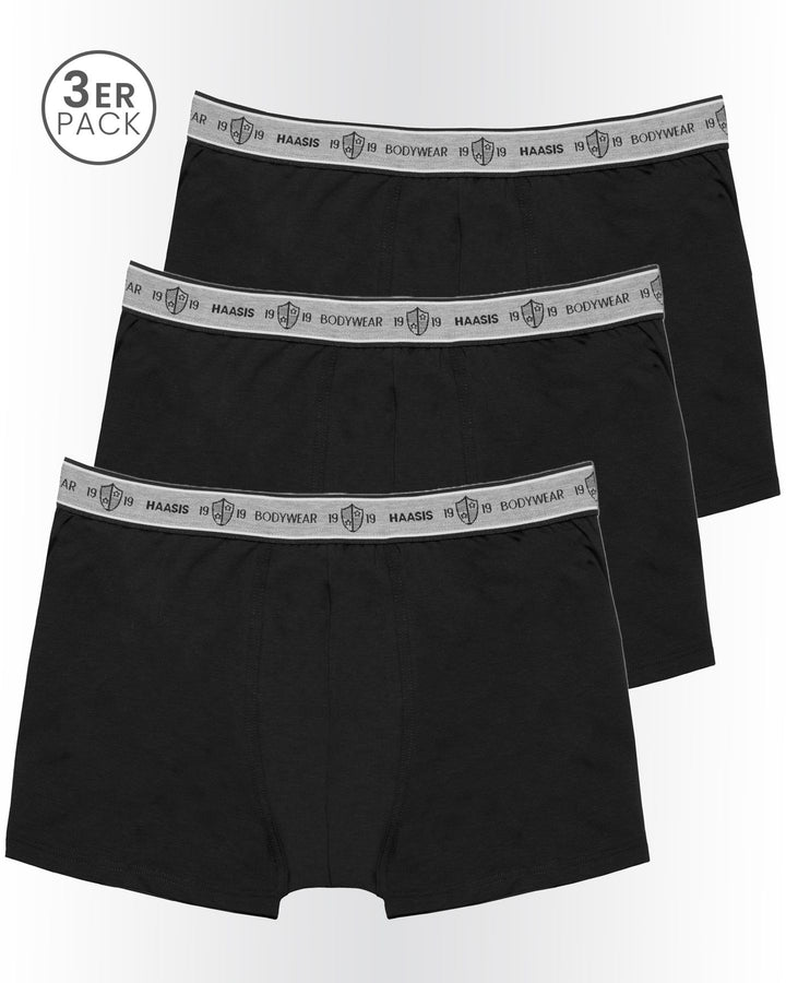 Herren Pants, ohne Eingriff, 3er Pack, Bio Baumwolle/ Elasthan, GOTS zertifiziert