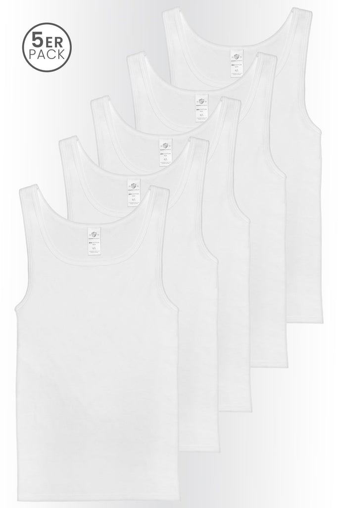 Hanes Herren Unterhemd 4er Pack - Comfort Fit Aus Baumwolle Mit Dehnfaktor & Geruchsneutralisierend