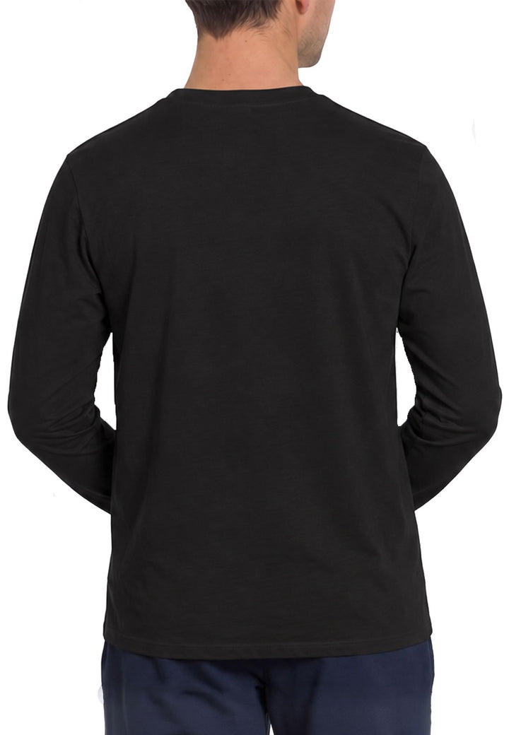 Herren Longsleeve Rundhals, Bio Baumwolle, GOTS zertifiziert