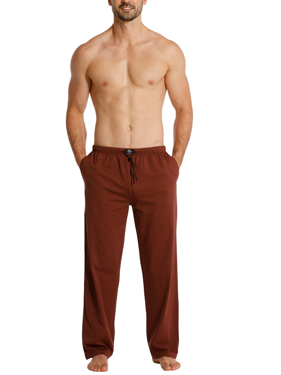 Herren Pyjamahose mit Seitentaschen, Bio Baumwolle, GOTS zertifiziert