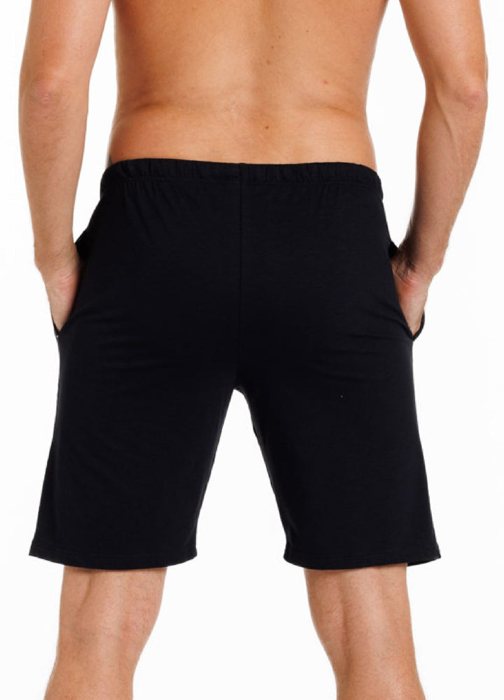 Herren Bermuda mit Seitentaschen, Slub Single Jersey, Bio Baumwolle, GOTS zertifiziert