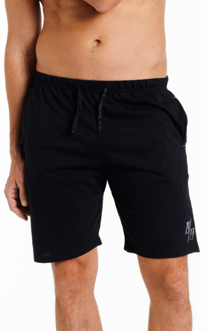 Herren Bermuda mit Seitentaschen, Slub Single Jersey, Bio Baumwolle, GOTS zertifiziert