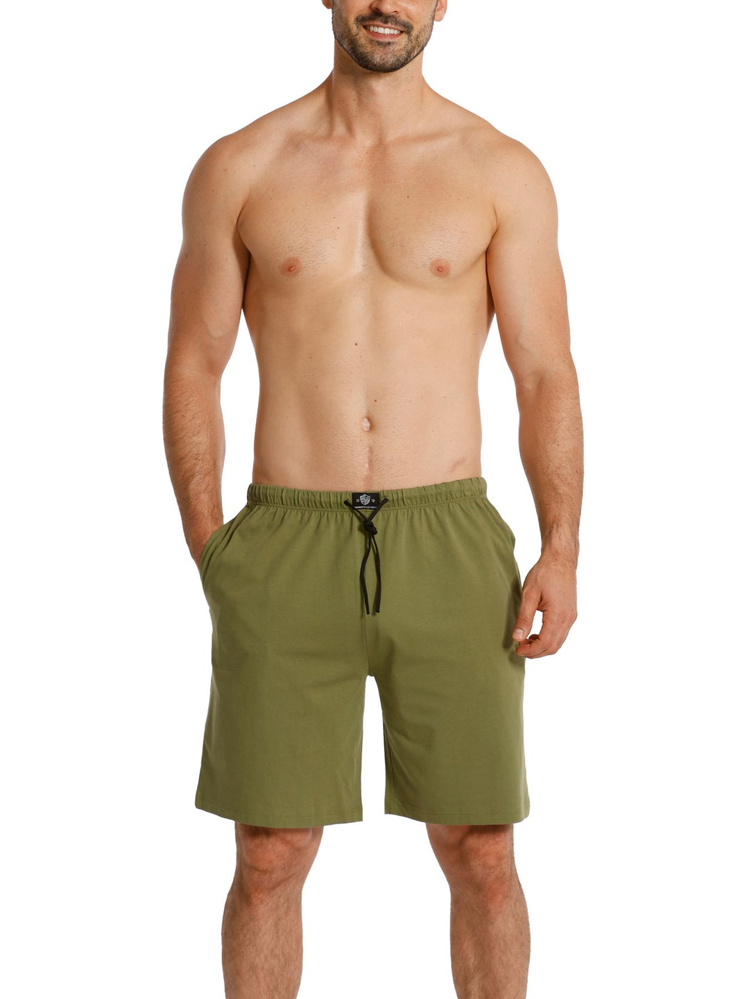 Herren  Bermuda mit Seitentaschen, Bio Baumwolle, GOTS zertifiziert