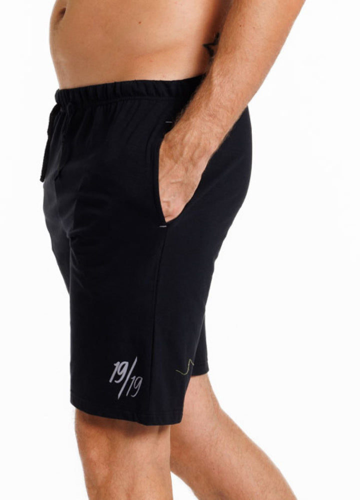 Herren Bermuda mit Seitentaschen, Slub Single Jersey, Bio Baumwolle, GOTS zertifiziert