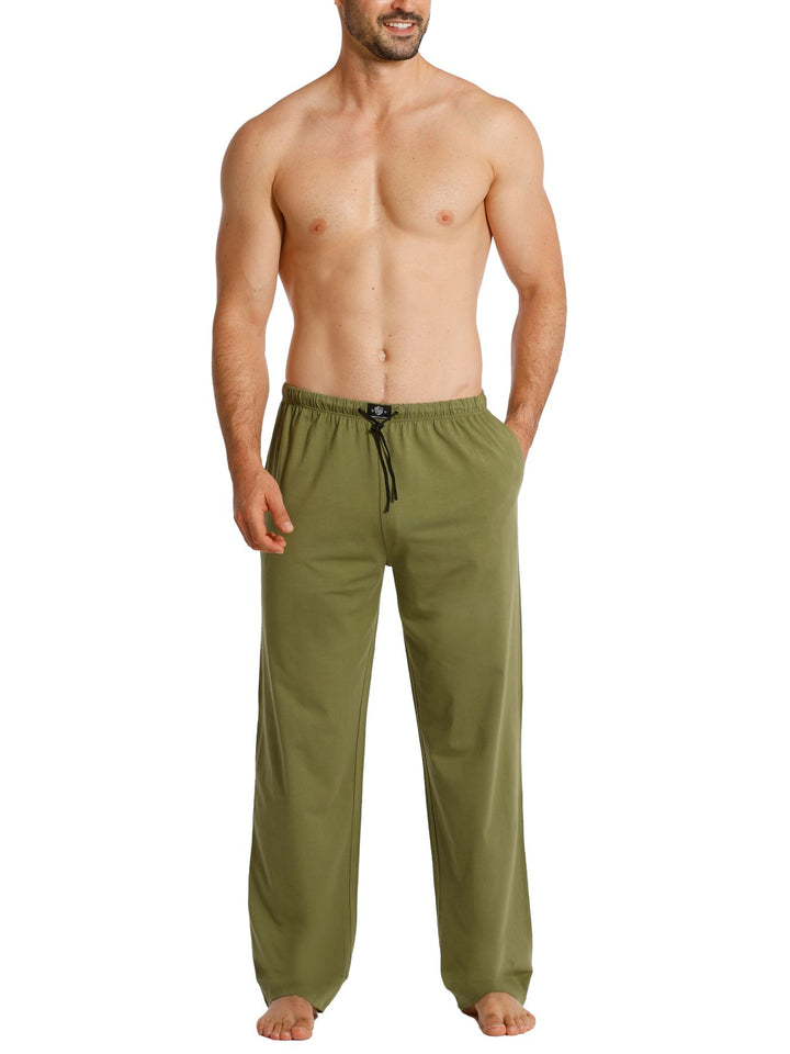 Herren Pyjamahose mit Seitentaschen, Bio Baumwolle, GOTS zertifiziert