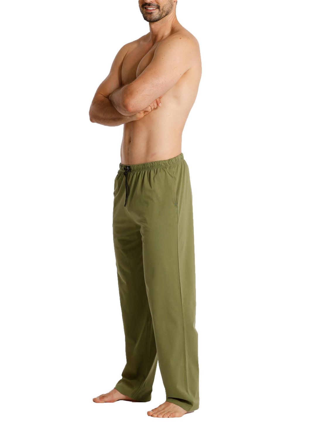 Herren Pyjamahose mit Seitentaschen, Bio Baumwolle, GOTS zertifiziert