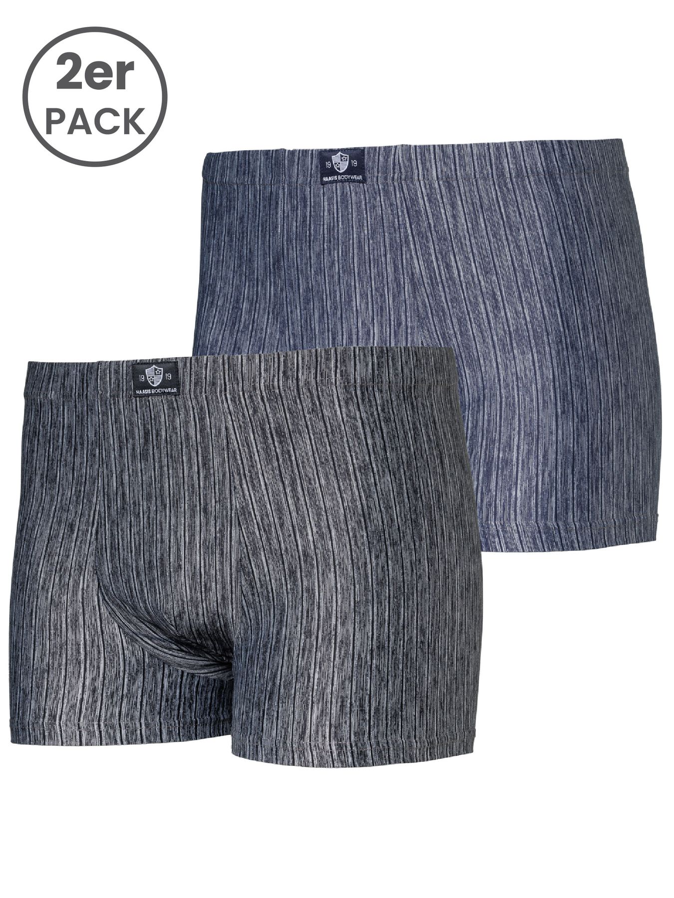 Herren Pants, ohne Eingriff, 2er Pack, Single-Jersey, recycelte Q-Nova Nylon-Faser