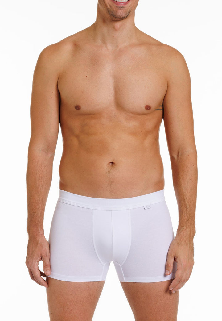 Herren Pants, ohne Eingriff, Weichgummibund, 2er Pack, Bio Baumwolle/ Elasthan, GOTS zertifiziert