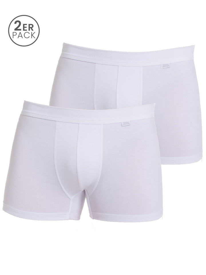 Herren Pants, ohne Eingriff, Weichgummibund, 2er Pack, Bio Baumwolle/ Elasthan, GOTS zertifiziert