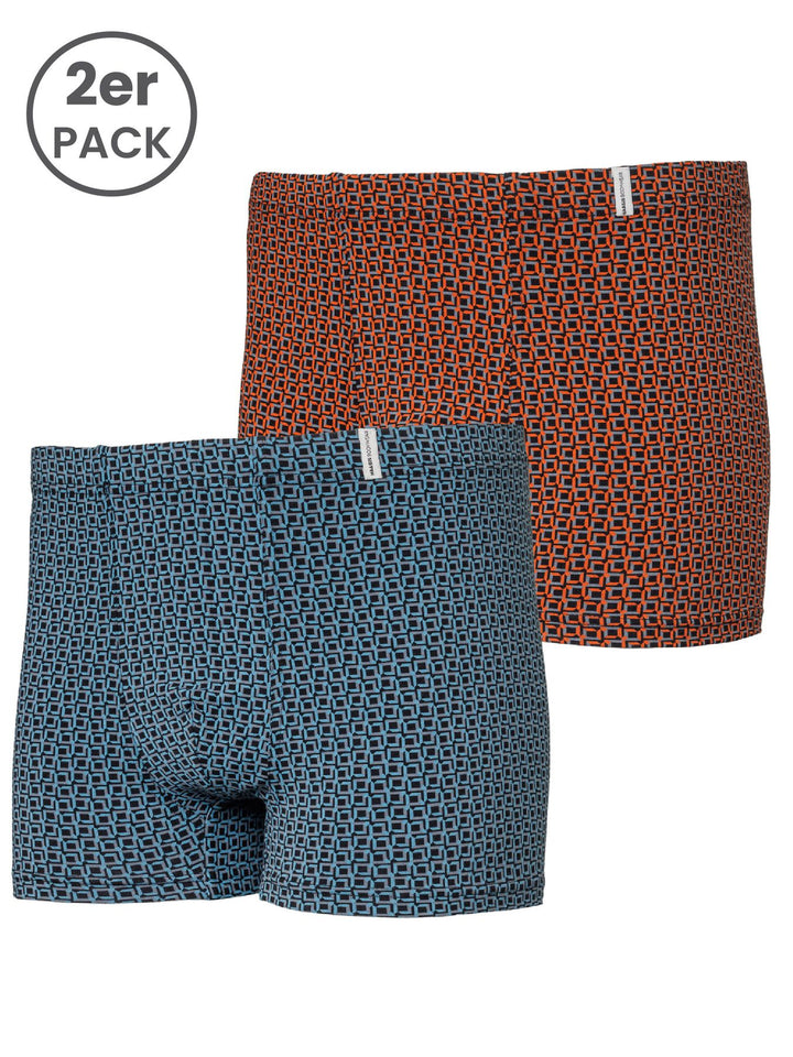 Herren Pants, ohne Eingriff, 2er Pack, Bio Baumwolle/ Elasthan, GOTS zertifiziert