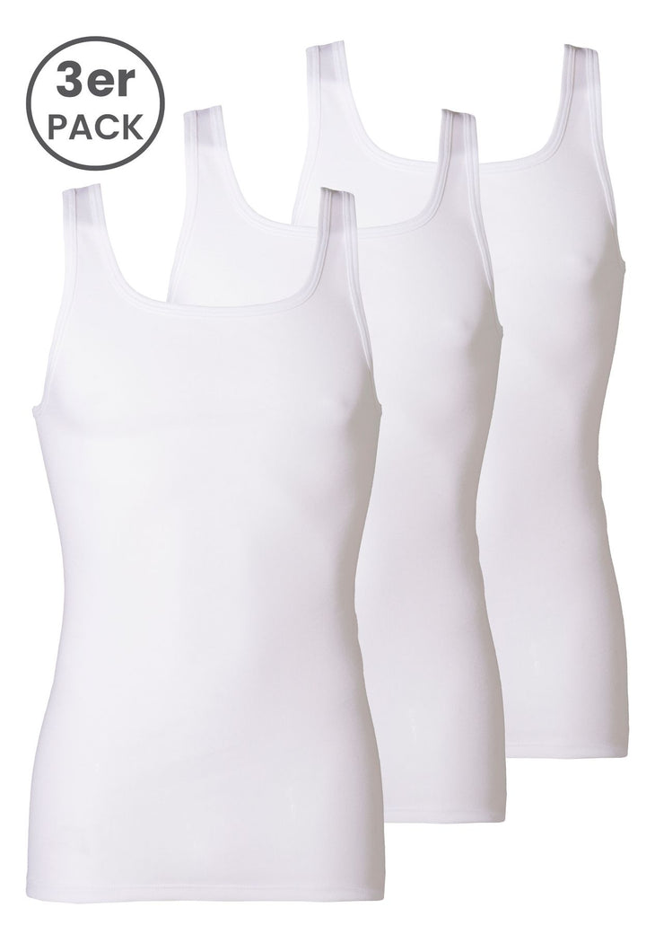 Herren Unterhemd, 3er Pack, Pima-Baumwolle