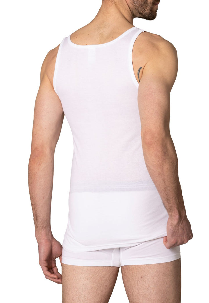 Herren Unterhemd, 3er Pack, Pima-Baumwolle