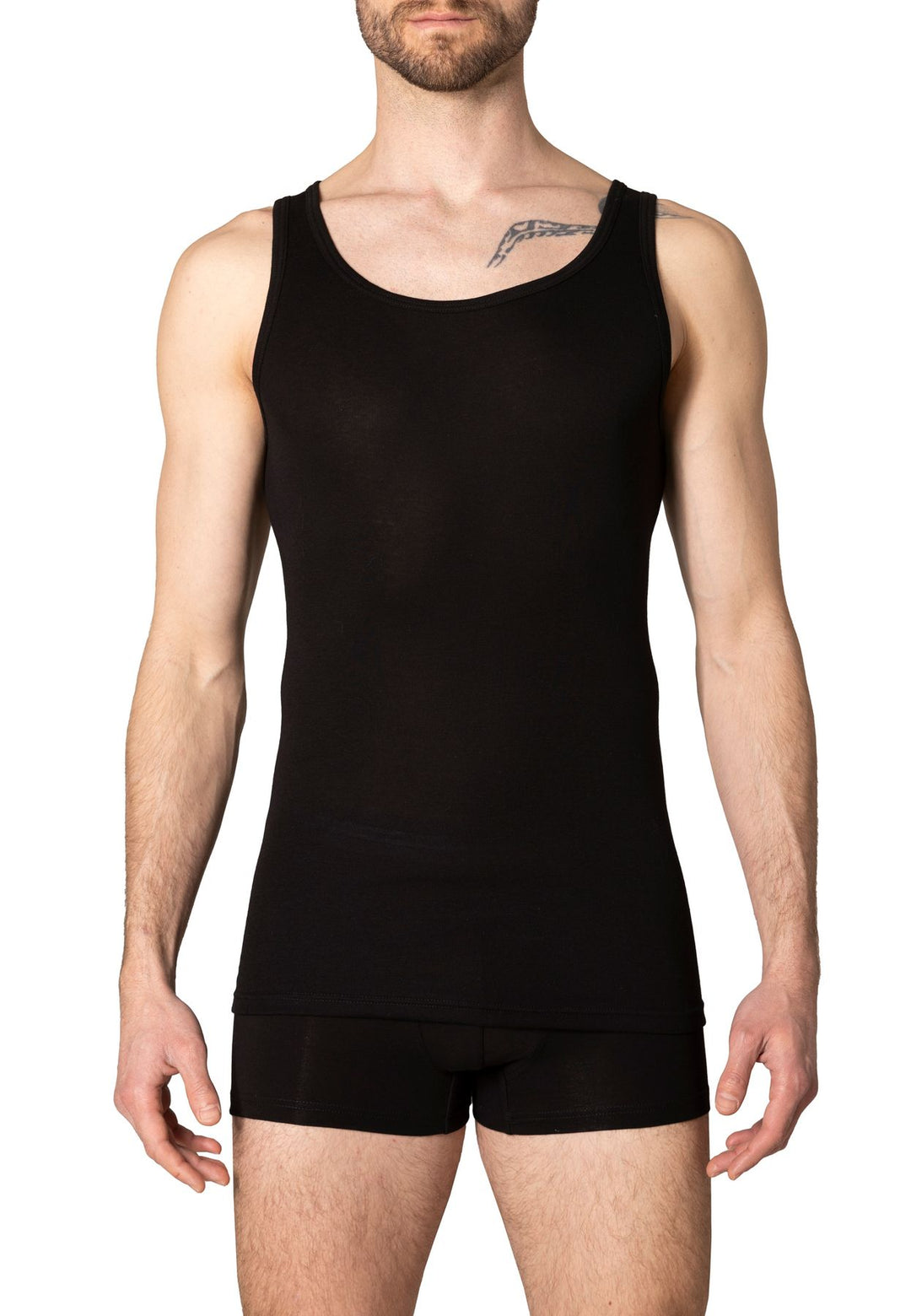 Herren Unterhemd, 3er Pack, Pima-Baumwolle