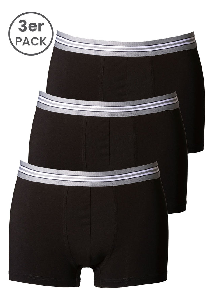 Herren Pants, ohne Eingriff, 3er Pack, Pima-Baumwolle/Elasthan