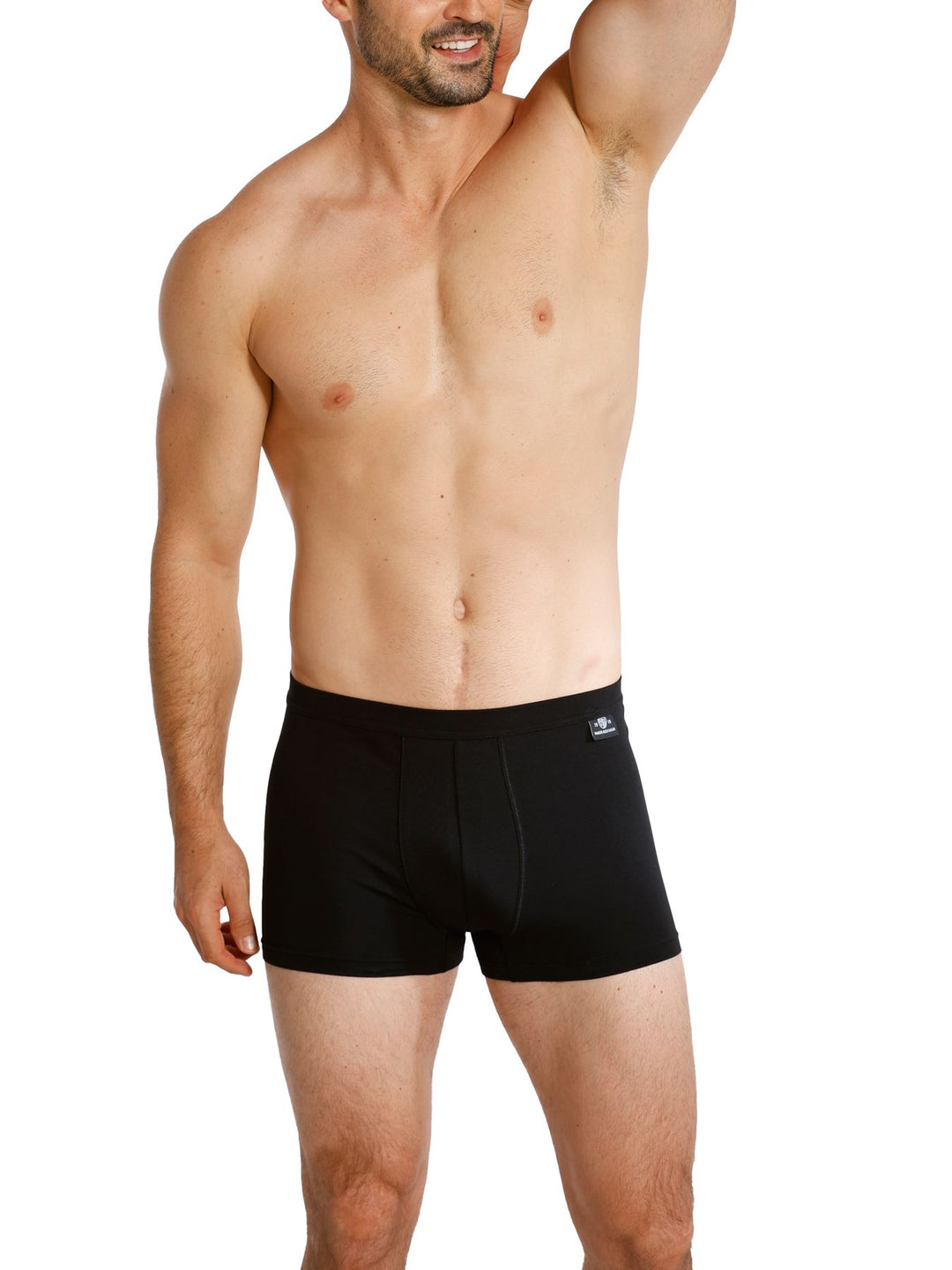 Herren Pants, ohne Eingriff, Weichgummibund, 3er Pack, Bio Baumwolle/Elasthan, GOTS zertifiziert
