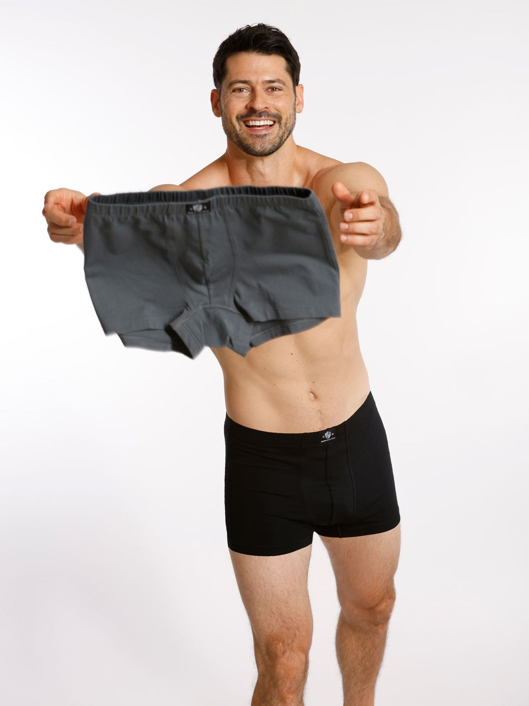 Herren Pants, ohne Eingriff, 5er Pack, Bio Baumwolle/ Elasthan, GOTS zertifiziert