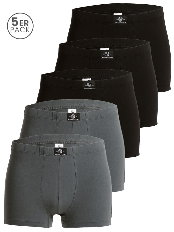 Herren Pants, ohne Eingriff, 5er Pack, Bio Baumwolle/ Elasthan, GOTS zertifiziert
