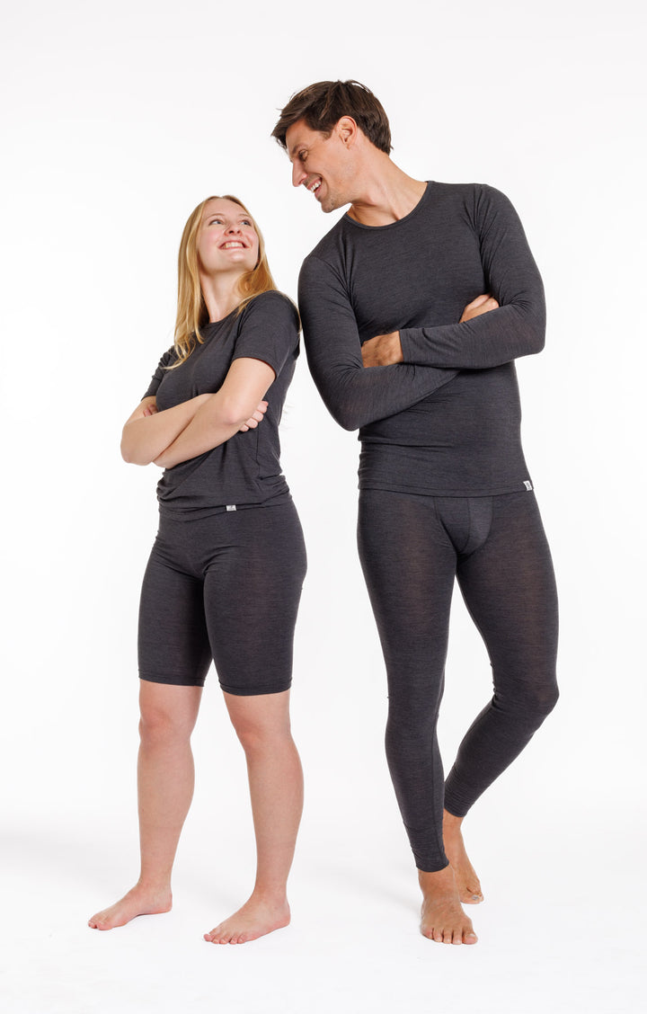 Edle Damen Radlerhose, Wolle/ Seide/Elasthan Mischung