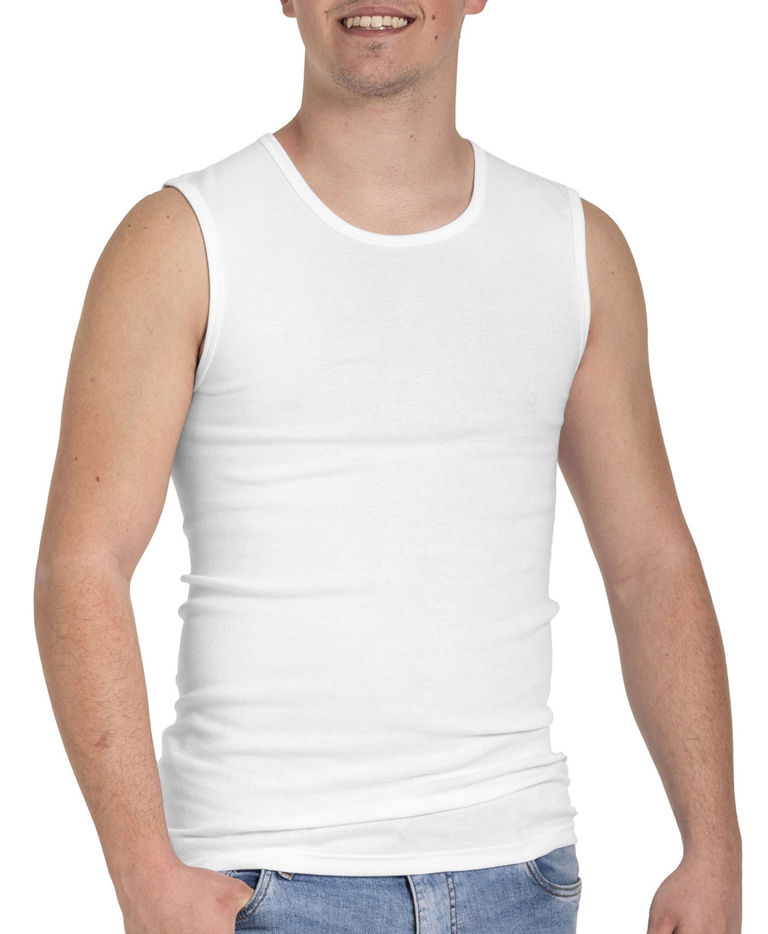 Herren Tank Top, 3er Pack, Bio Baumwolle, GOTS zertifiziert