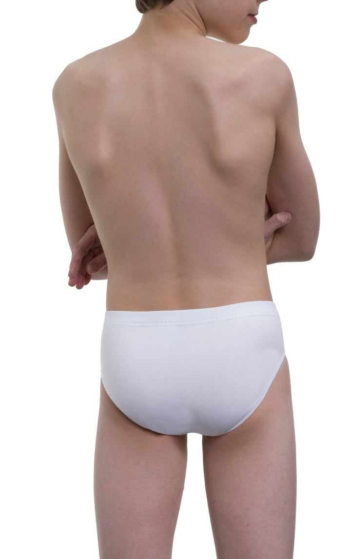Jungen Slip, doppelter Fronteinsatz, 3er Pack, Bio Baumwolle/ Elasthan, GOTS zertifiziert