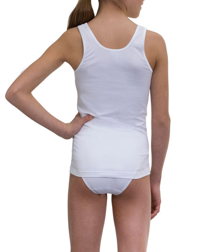Mädchen Unterhemd, 3er Pack, Bio Baumwolle/ Elasthan, GOTS zertifiziert