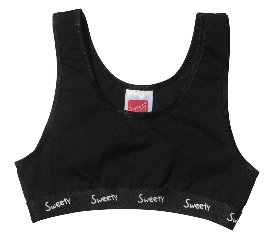 Mädchen Bustier, 2er Pack, Single Jersey