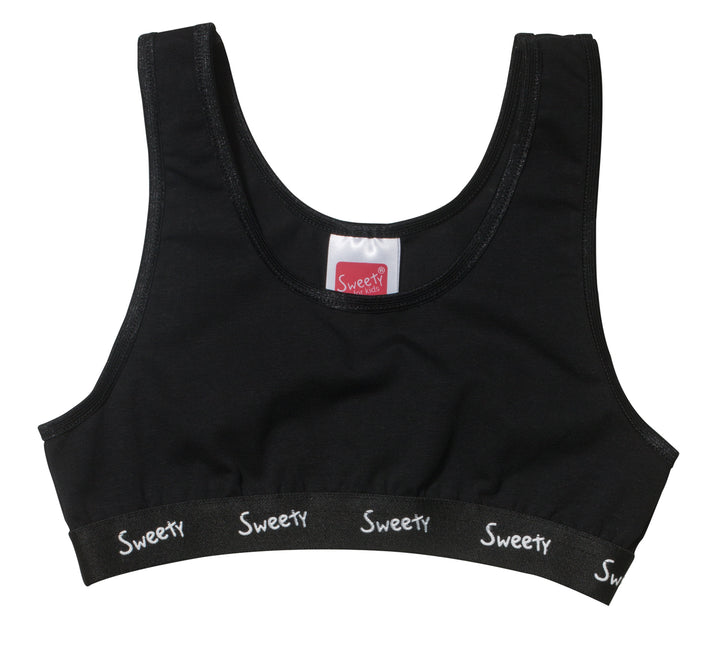Mädchen Bustier, 2er Pack, Single Jersey