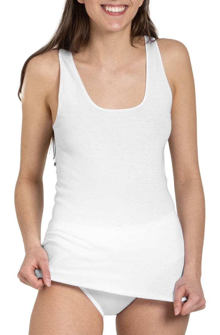Damen Träger Top, 5er Pack, Bio Baumwolle, GOTS zertifiziert