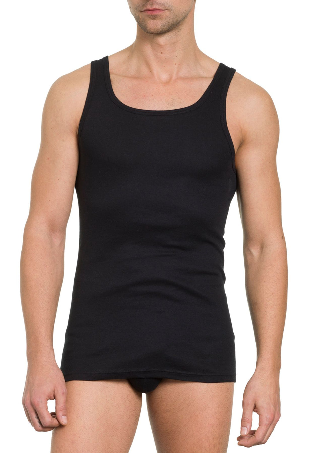 Herren Unterhemd, 2er Pack, Bio Baumwolle, GOTS zertifiziert