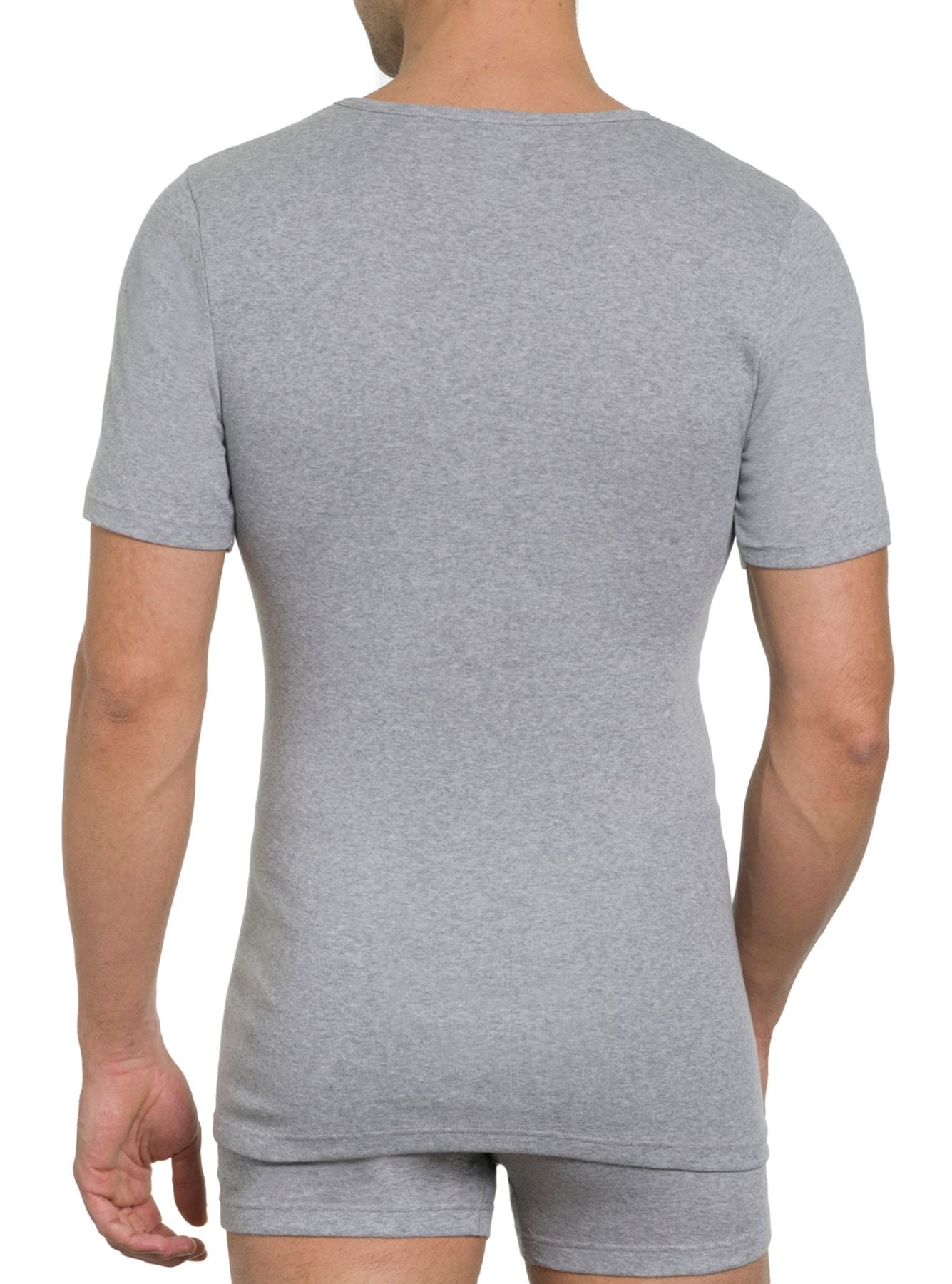Herren Shirt V-Ausschnitt, 2er Pack, Bio Baumwolle, GOTS zertifiziert