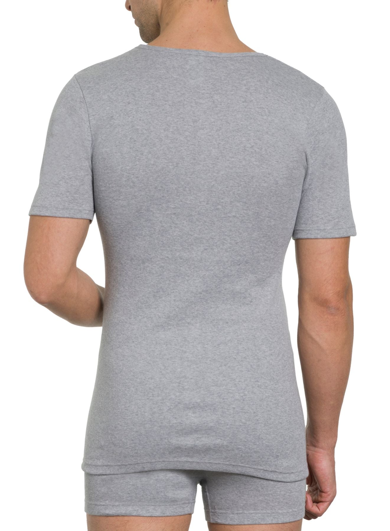 Herren Shirt Rundhals, 2er Pack, Bio Baumwolle, GOTS zertifiziert
